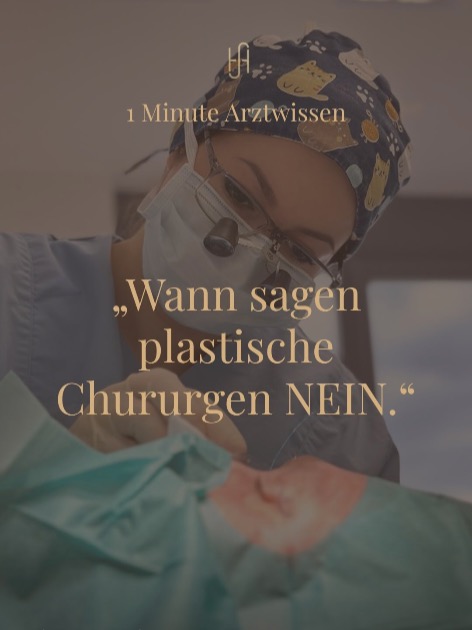 Wann sagen plastische Chirurgen Nein? – Video von Dr. (Univ. Isfahan) Newsha Khorramian-König